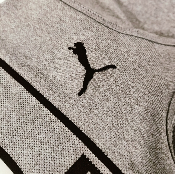 Puma Sports Bra, light gray bra - Picture 3 of 5